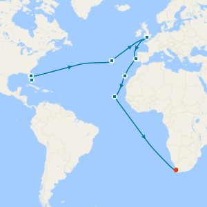 Portugal, Canary Islands & Cape Verde with a 2 night pre-cruise stay in Miami Beach