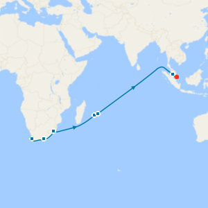 Cape Town Stay, Big 5 Safari, Reunion and Mauritius to Singapore 