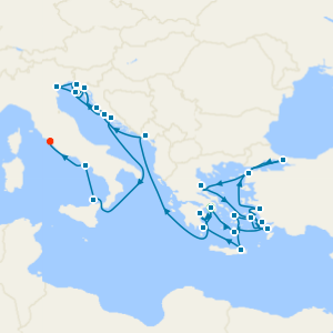 Mediterranean Gems: Greece, Ephesus, Croatia & Italy from Athens to Civitavecchia