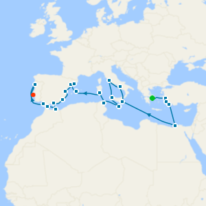 Egyptian Nights, Italy, France & Moorish Spain from Athens to Lisbon