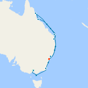 Australia from Melbourne to Sydney with Pre and Post City Stays 