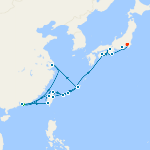 Shanghai Nights, Japan Charming Harbors & Taiwan from Hong Kong - Fly Cruise