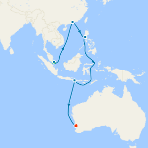Singapore to Perth with Stays