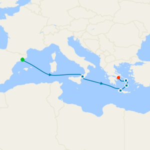 Best of Greece & Sicily from Barcelona