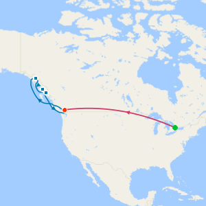 Toronto, Niagara Falls & Alaska Inside Passage from Vancouver