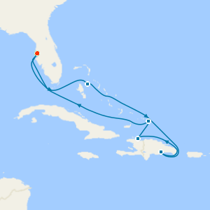 Western Caribbean with a 2 night pre cruise stay in Tampa