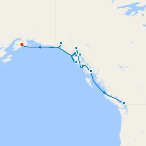 Northbound Alaska & Hubbard Glacier with a 2 night pre cruise stay in Vancouver