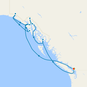 Alaska Adventure with a 2 night pre cruise stay in Vancouver