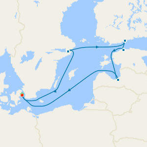 Best of Scandinavia from Copenhagen with a 2 night pre-cruise stay