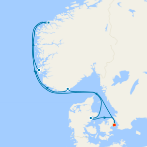 Norway & Denmark from Copenhagen with a 2 night pre-cruise stay