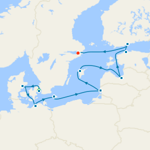 Best of Scandinavia from Copenhagen to Stockholm with a 2 night pre and post-cruise stay