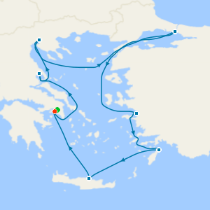Greek Isles & Istanbul from Athens - Fly Cruise