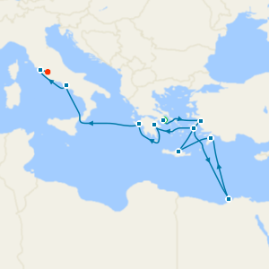 Greek Isles & Egypt with Athens and Rome City Stays 