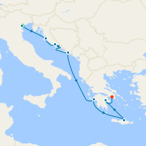 Adriatic Sea & Greek Isles with Two Night Venice Island Stay 