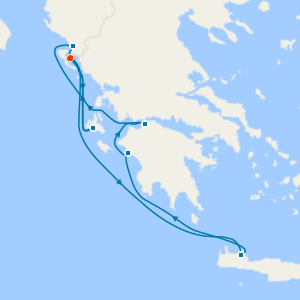 Grecian Gems & 7 Nt Corfu Stay