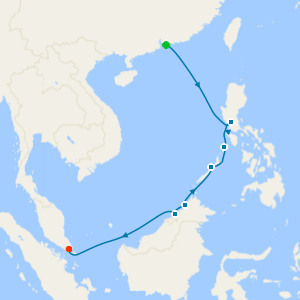 Philippines & Borneo from Hong Kong to Singapore