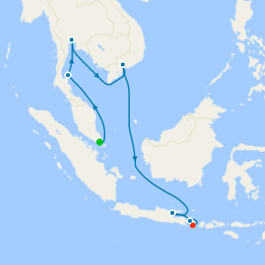Thanksgiving Southeast Asia Cruise from Singapore to Bali (Benoa)