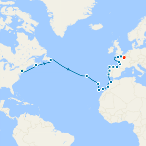New World to Old World with New York City and Paris Stays 
