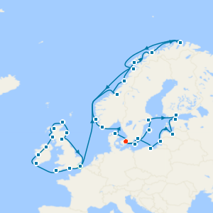 British Isles Summer, North Cape & Baltic Shores from Dover to Copenhagen - Fly Cruise