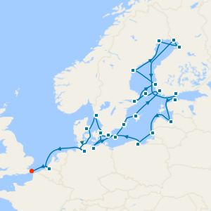 Scandinavian Discovery & Baltic Coast Explorer to Dover with Two Night Copenhagen City Stay 
