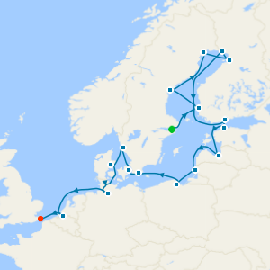 Gulf of Bothnia & Baltic Coasts Exploration from Stockholm to Dover - Fly Cruise