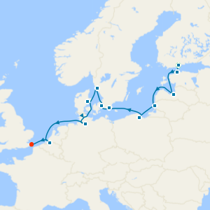 Exploring the Baltic & Germany's Kiel Canal to Dover with Two Night Helsinki City Stay 