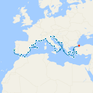 Mediterranean Explorer: Andalusia to Ancient Ephesus with Two Night Lisbon City Stay 
