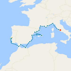 Andalusian Gems, French & Italian Yacht Harbours with Lisbon and Rome City Stays 
