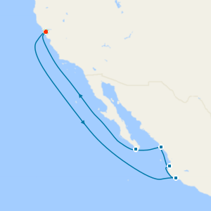 Mexican Riviera from San Francisco with a 2 night pre cruise stay