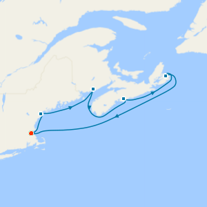 Canada & New England with a 2 night pre cruise stay in Boston