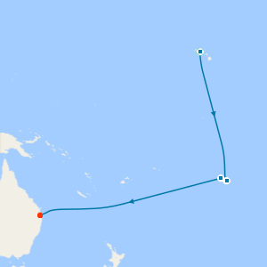 Transpacific from Honolulu to Brisbane with Stay