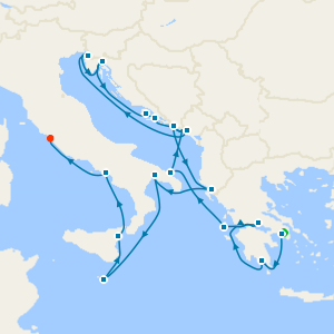 Treasures of the Adriatic, Italy & Croatia with Three Night Athens Stay and Private Acropolis Tour 