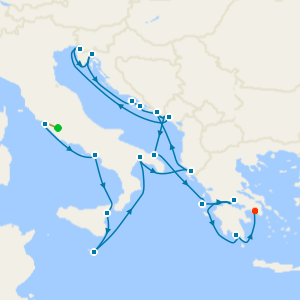 Treasures of Italy, Malta, Croatia & Greece to Athens with Two Night Rome City Stay 