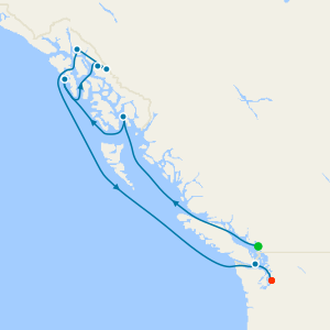 Alaska Glacier Cruise from Vancouver