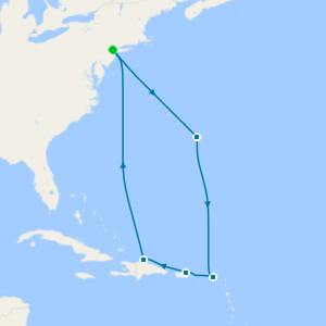 Bermuda & Eastern Caribbean from Cape Liberty