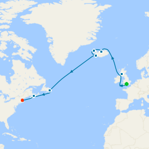 Iceland & British Isles Explorer from Southampton to Boston