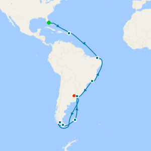 Antarctica & Brazilian Grand Adventure from Ft. Lauderdale
