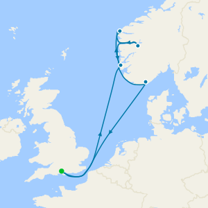 ENGLAND RUGBY CHAMPION SAILING! Norwegian Fjords from Southampton