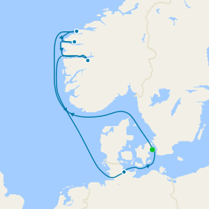 Northern Europe from Copenhagen
