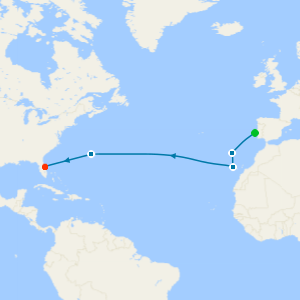 Transatlantic from Lisbon to Port Canaveral