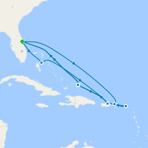 Caribbean Eastern Adventurer from Port Canaveral