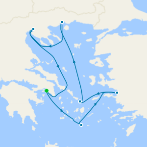 Best of Greece Fly Cruise from Athens