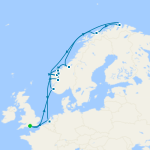 Norwegian Fjords & Arctic Circle from Southampton