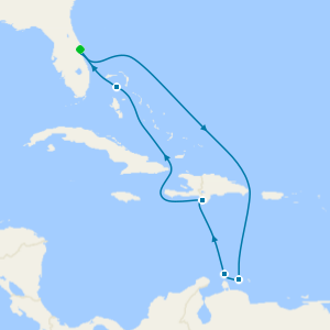 Southern Caribbean from Port Canaveral
