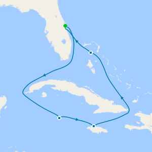 Western Caribbean from Port Canaveral