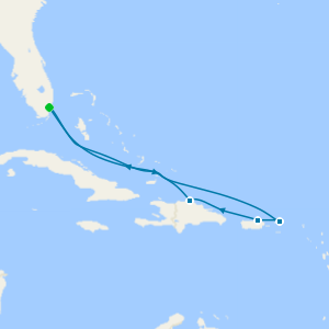 Tortola & Bahamas from Miami