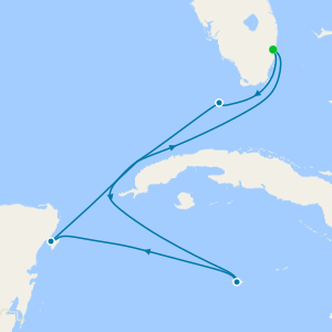 Grand Cayman, Mexico & Key West from Ft. Lauderdale