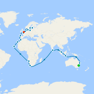 Sydney to Dover