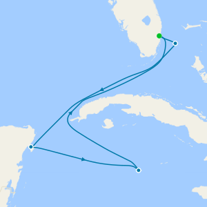 Cayman, Mexico & Bahamas from Ft. Lauderdale
