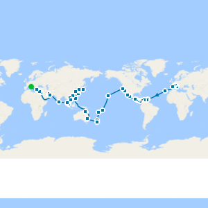World Cruise from Rome